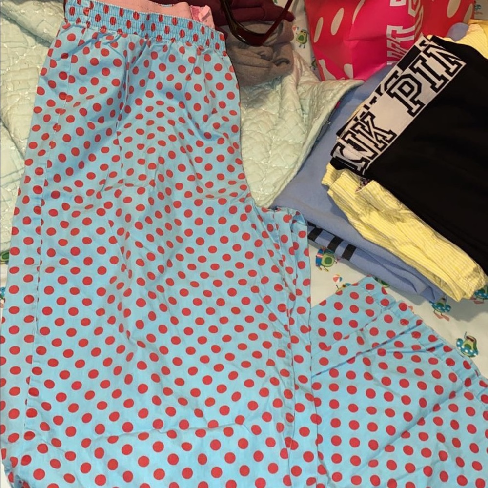 Pink pajama pants!